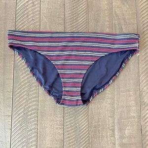 NWT! AERIE Navy Stripes Bikini Bottom!